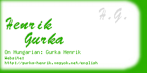 henrik gurka business card